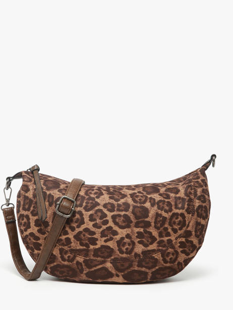 Cross Body Tas Leopard Miniprix Bruin leopard L